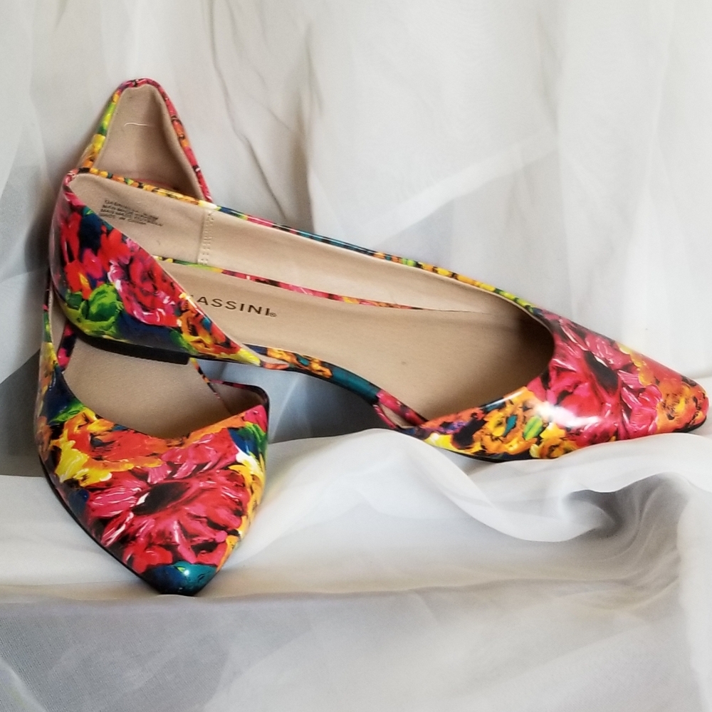 Massini Gabriella Floral Ballet Flats ..